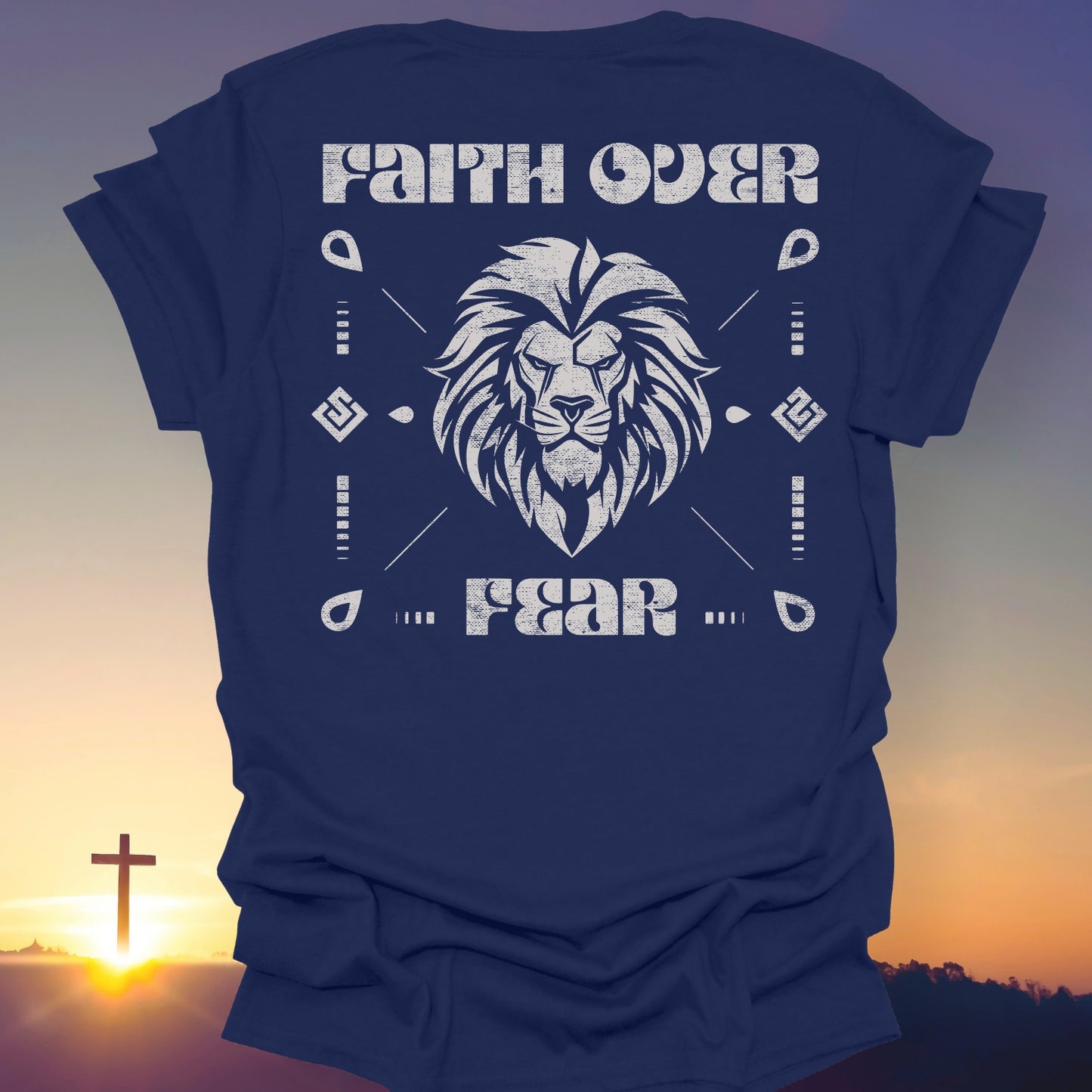 "Faith Over Fear" T-Shirt (Back Print Only)