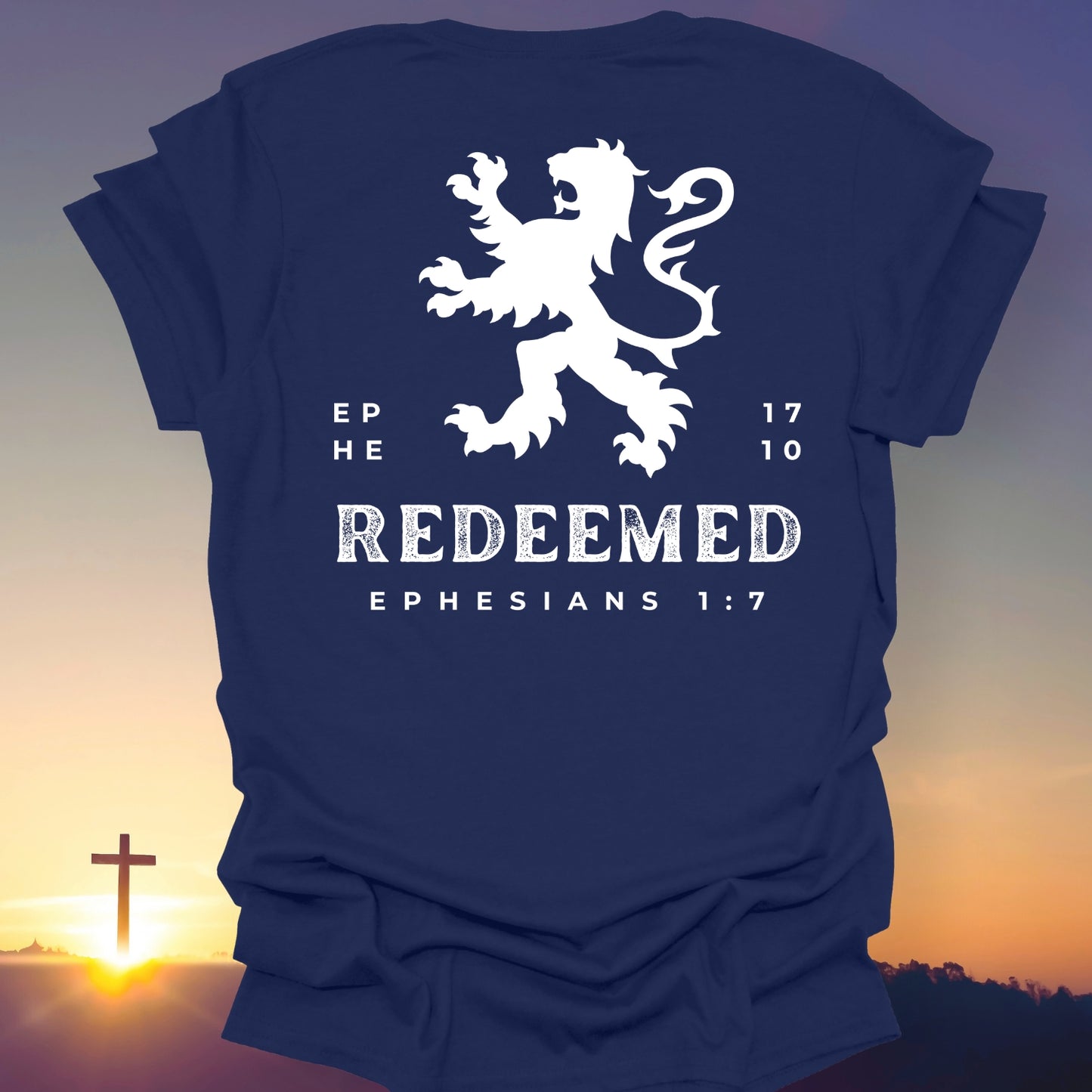 "Redeemed" T-Shirt (Back Print Only)