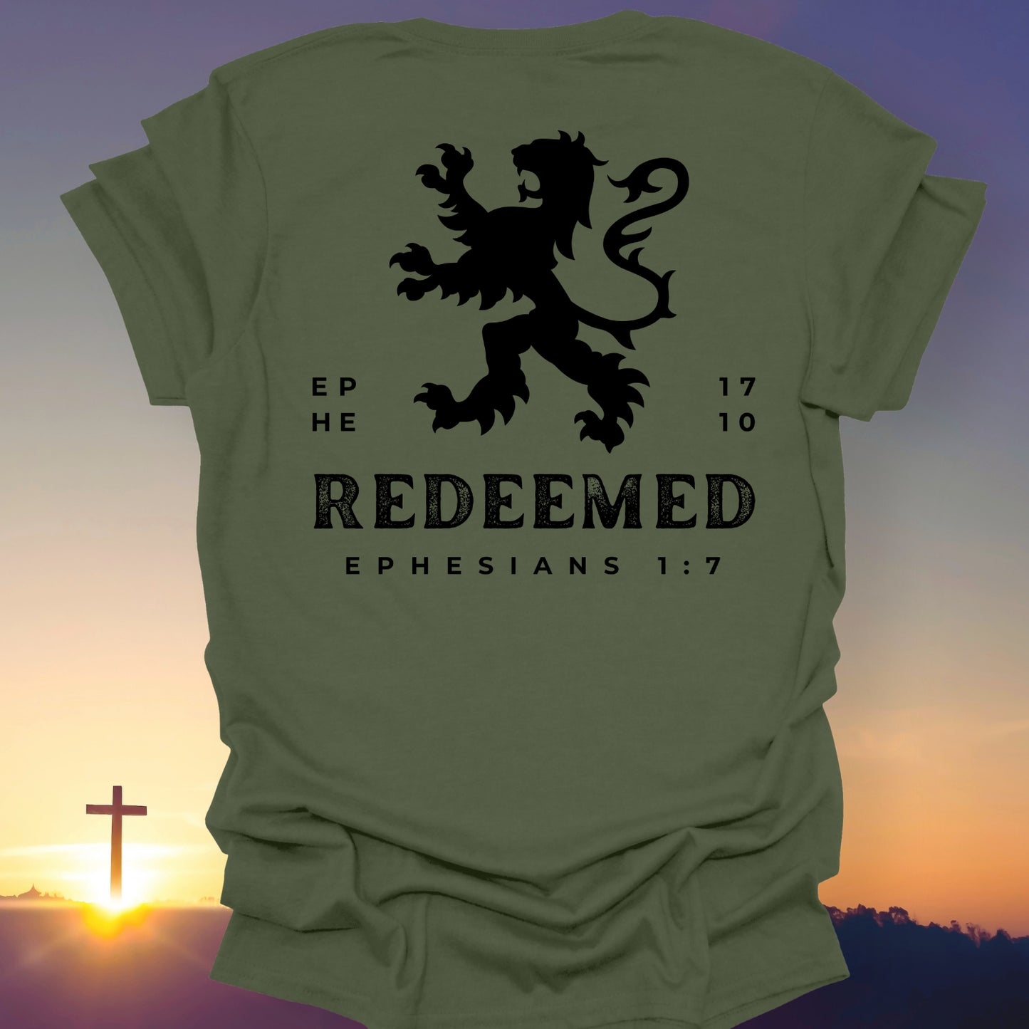 "Redeemed" T-Shirt (Back Print Only)
