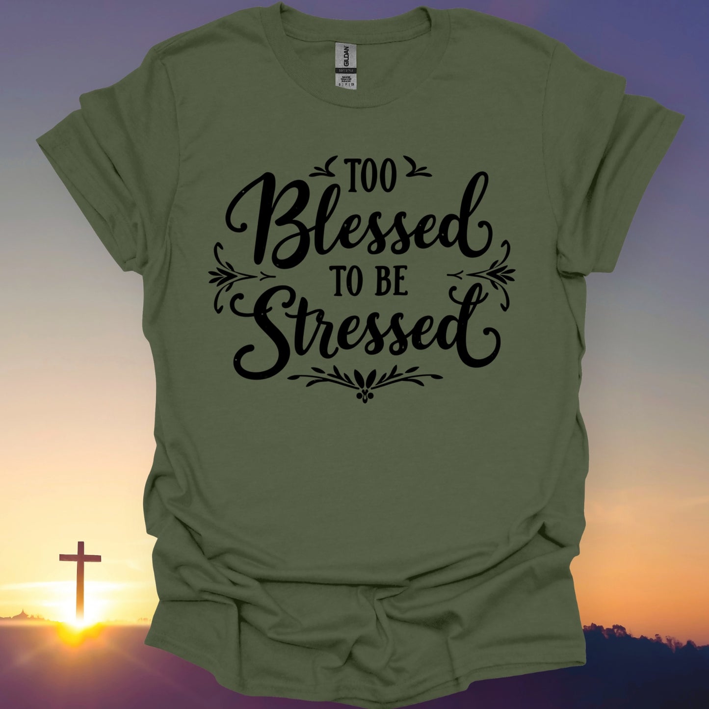 "Too Blessed To Be Stressed" T-Shirt
