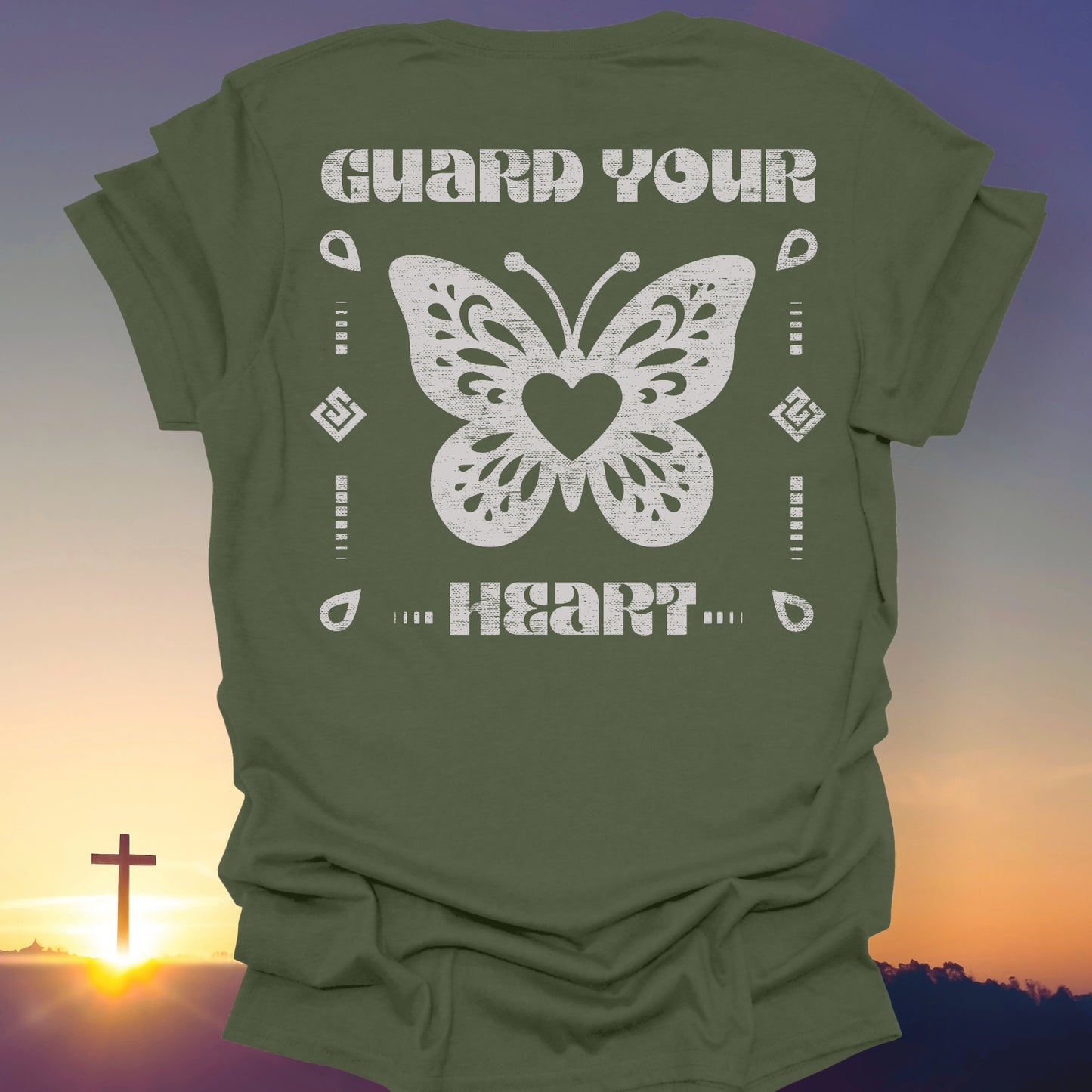 "Guard Your Heart" T-Shirt (Back Print Only)