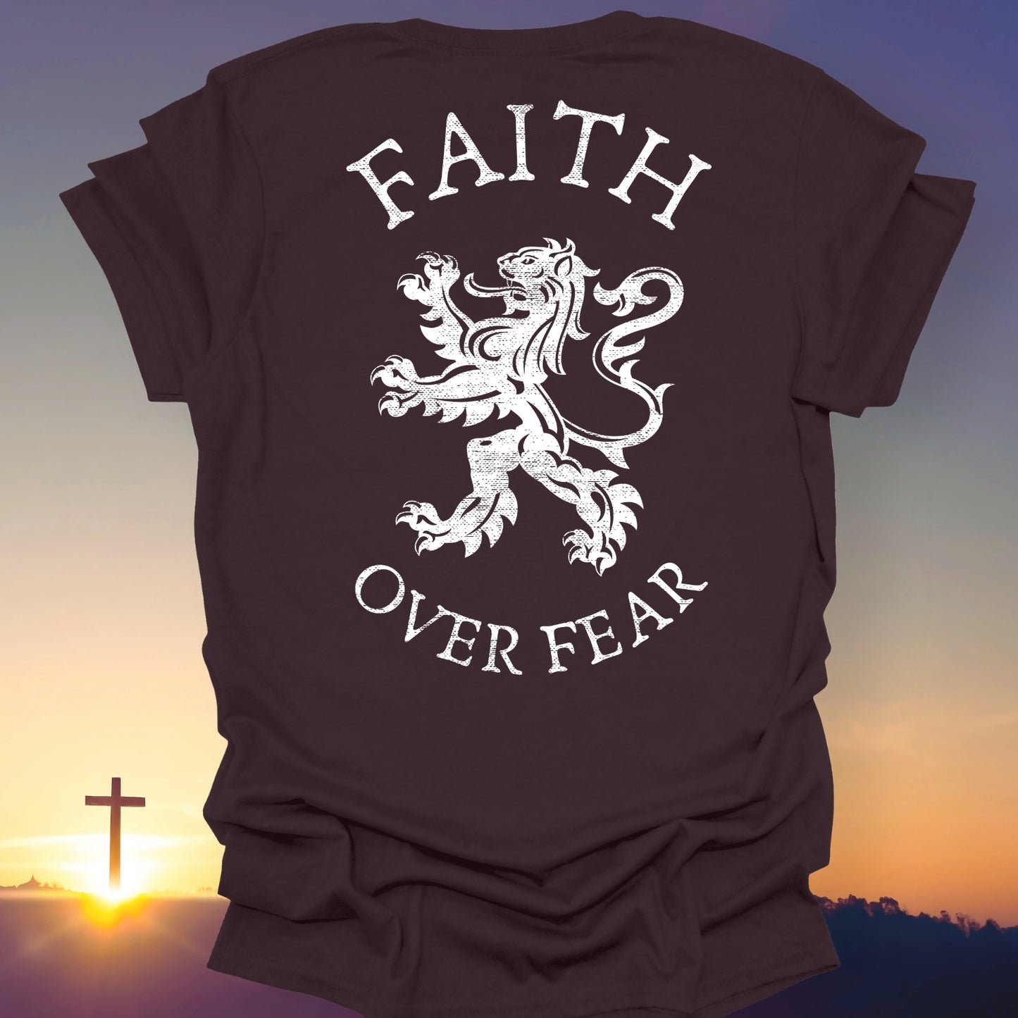 "Faith Over Fear" T-Shirt (Back Print Only)