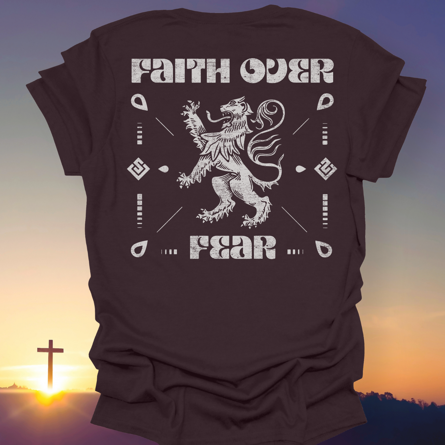 "Faith Over Fear" T-Shirt (Back Print Only)