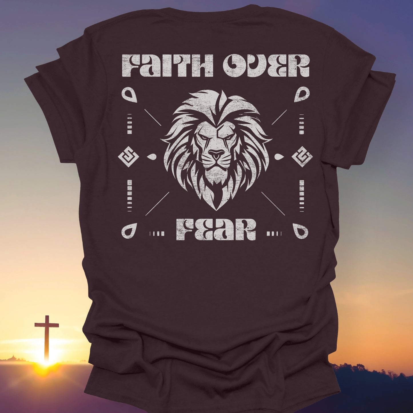 "Faith Over Fear" T-Shirt (Back Print Only)