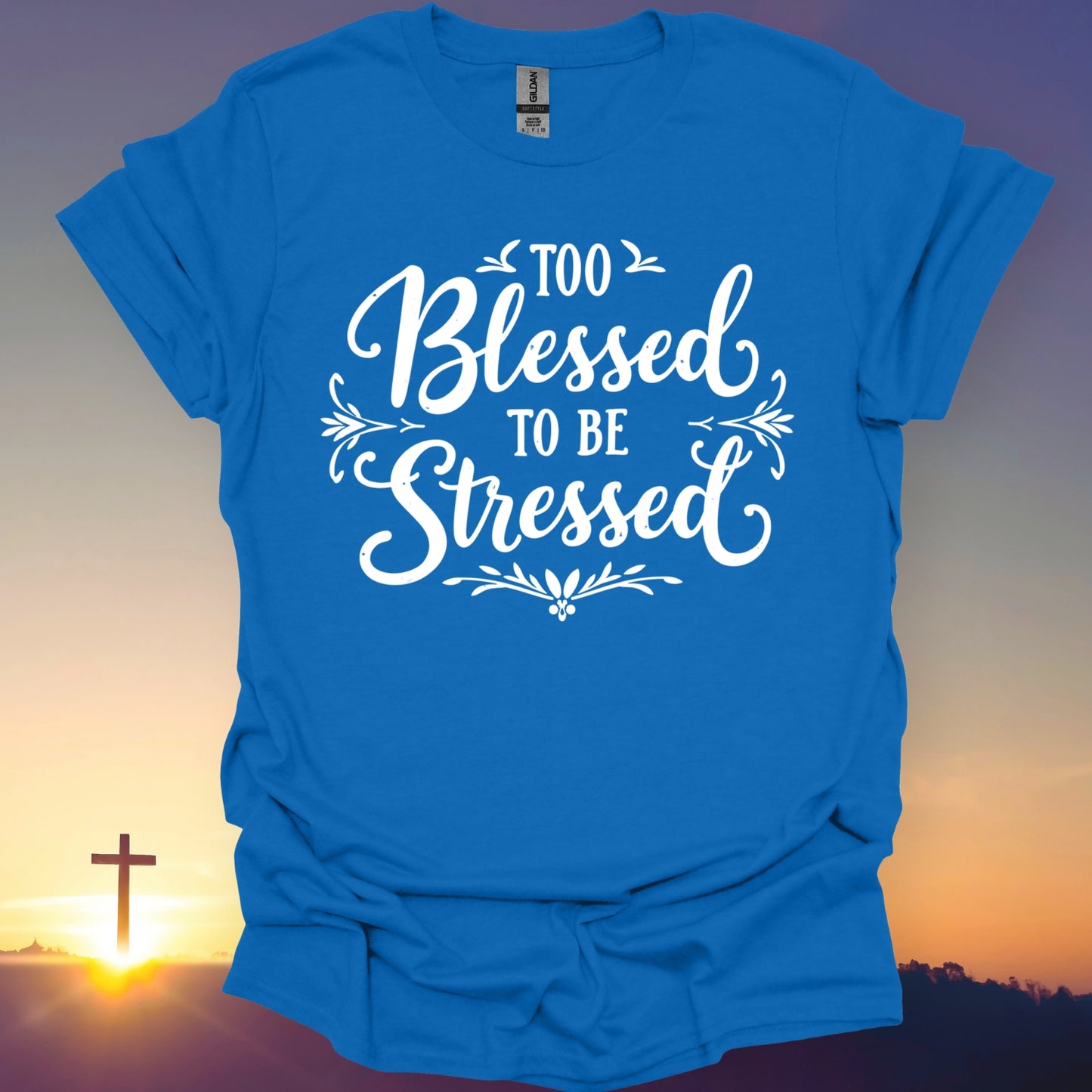 "Too Blessed To Be Stressed" T-Shirt