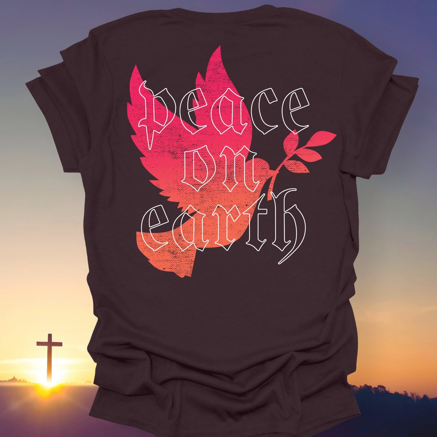"Peace On Earth" T-Shirt (Back Print Only)
