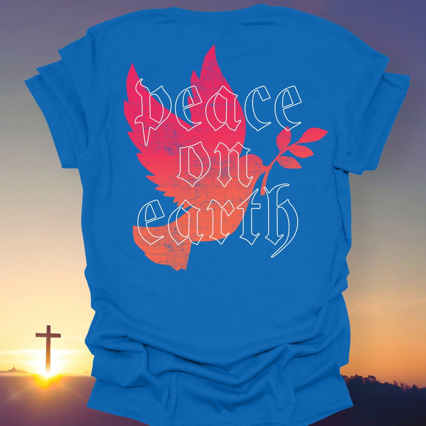 "Peace On Earth" T-Shirt (Back Print Only)