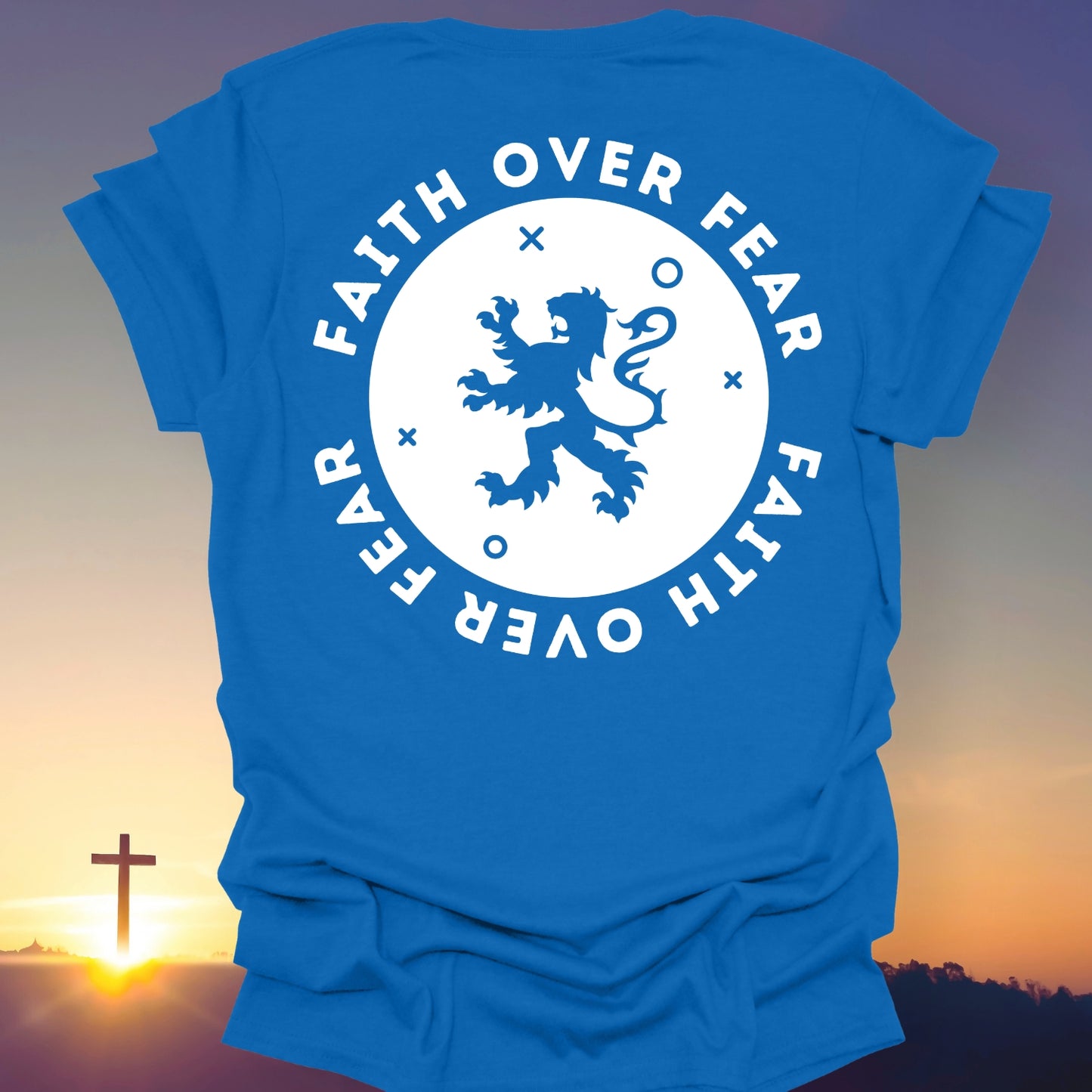 "Faith Over Fear" T-Shirt (Back Print Only)