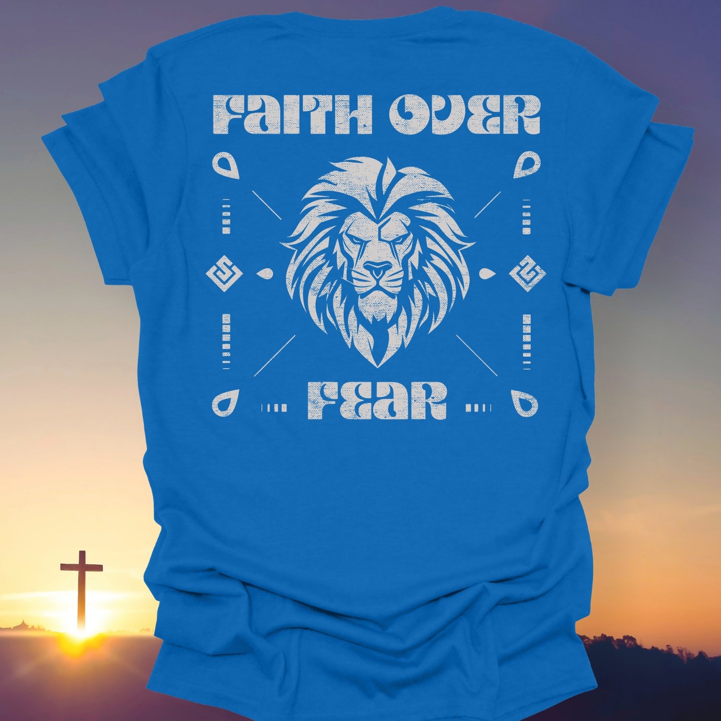 "Faith Over Fear" T-Shirt (Back Print Only)