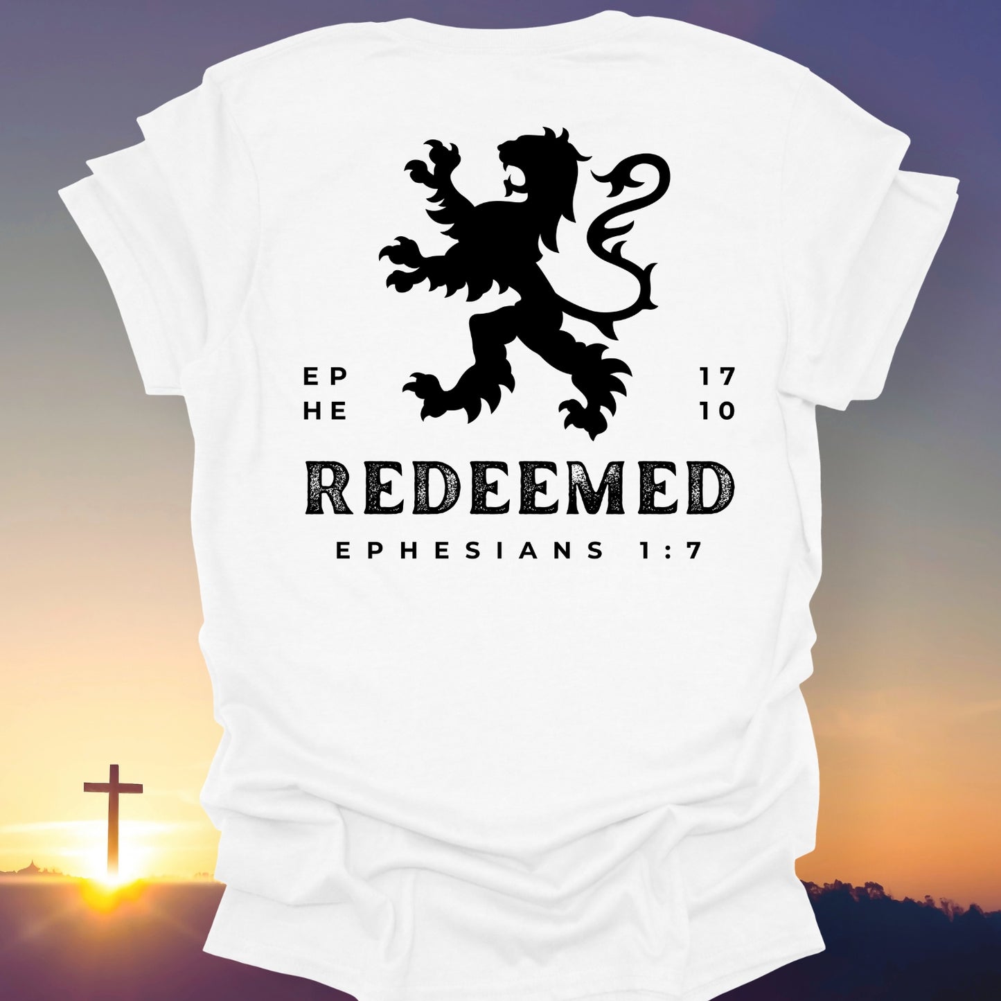 "Redeemed" T-Shirt (Back Print Only)