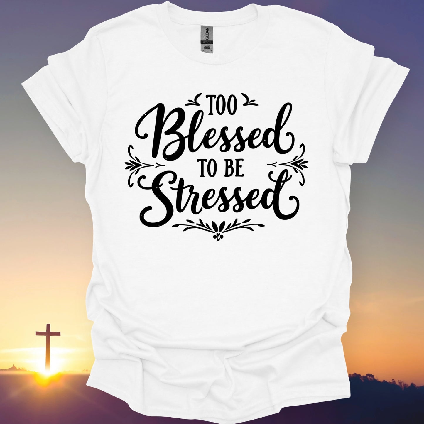 "Too Blessed To Be Stressed" T-Shirt