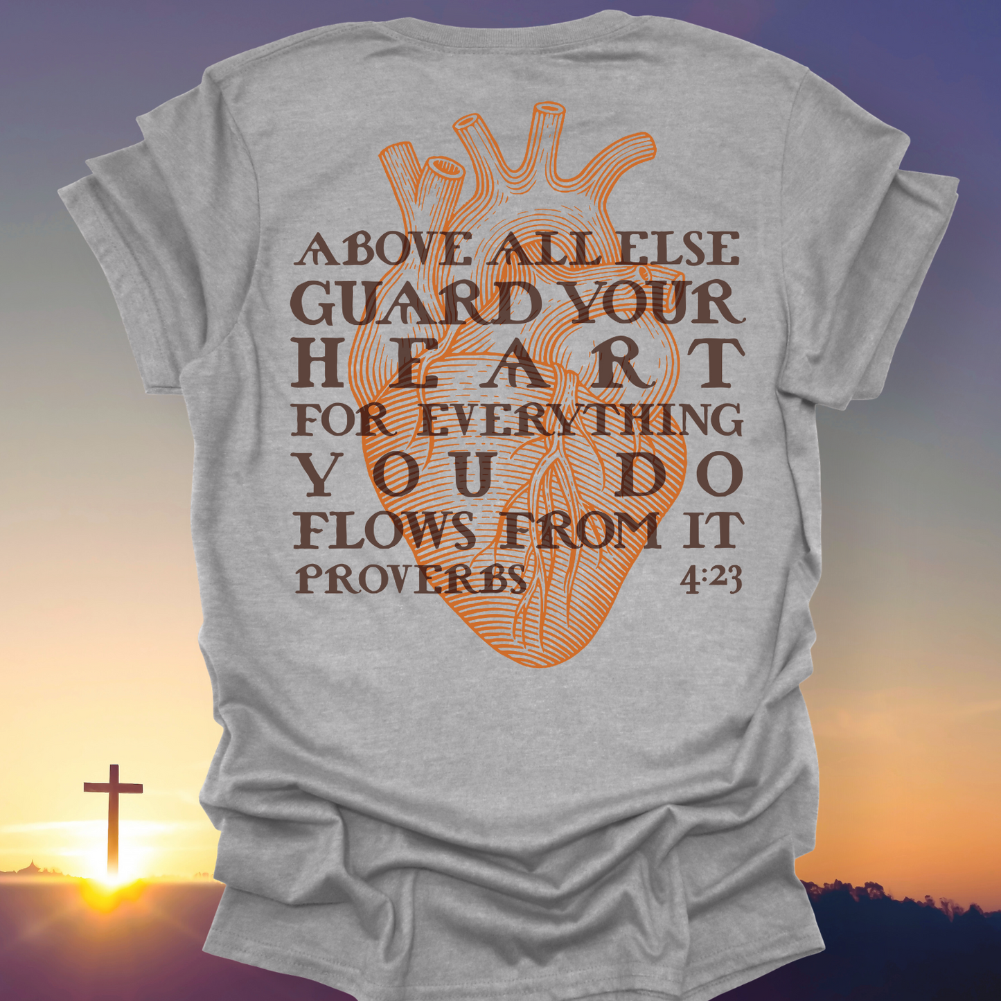 "Guard Your Heart" T-Shirt (Back Print Only)
