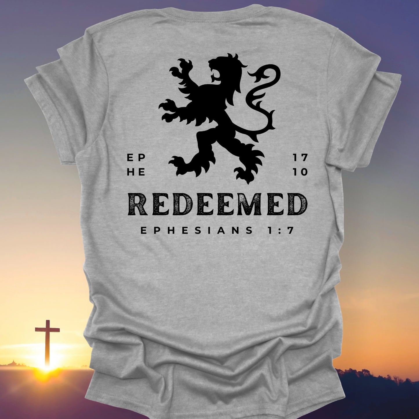 "Redeemed" T-Shirt (Back Print Only)