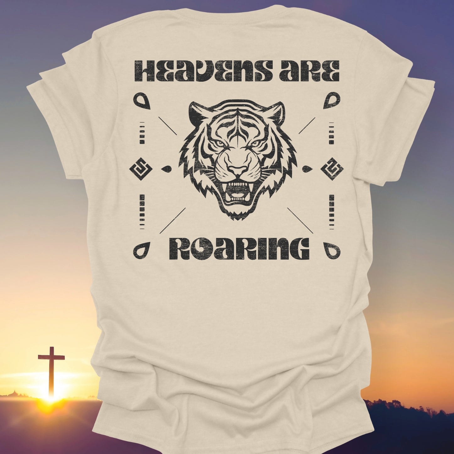 "Heavens Are Roaring" T-Shirt (Back Print Only)