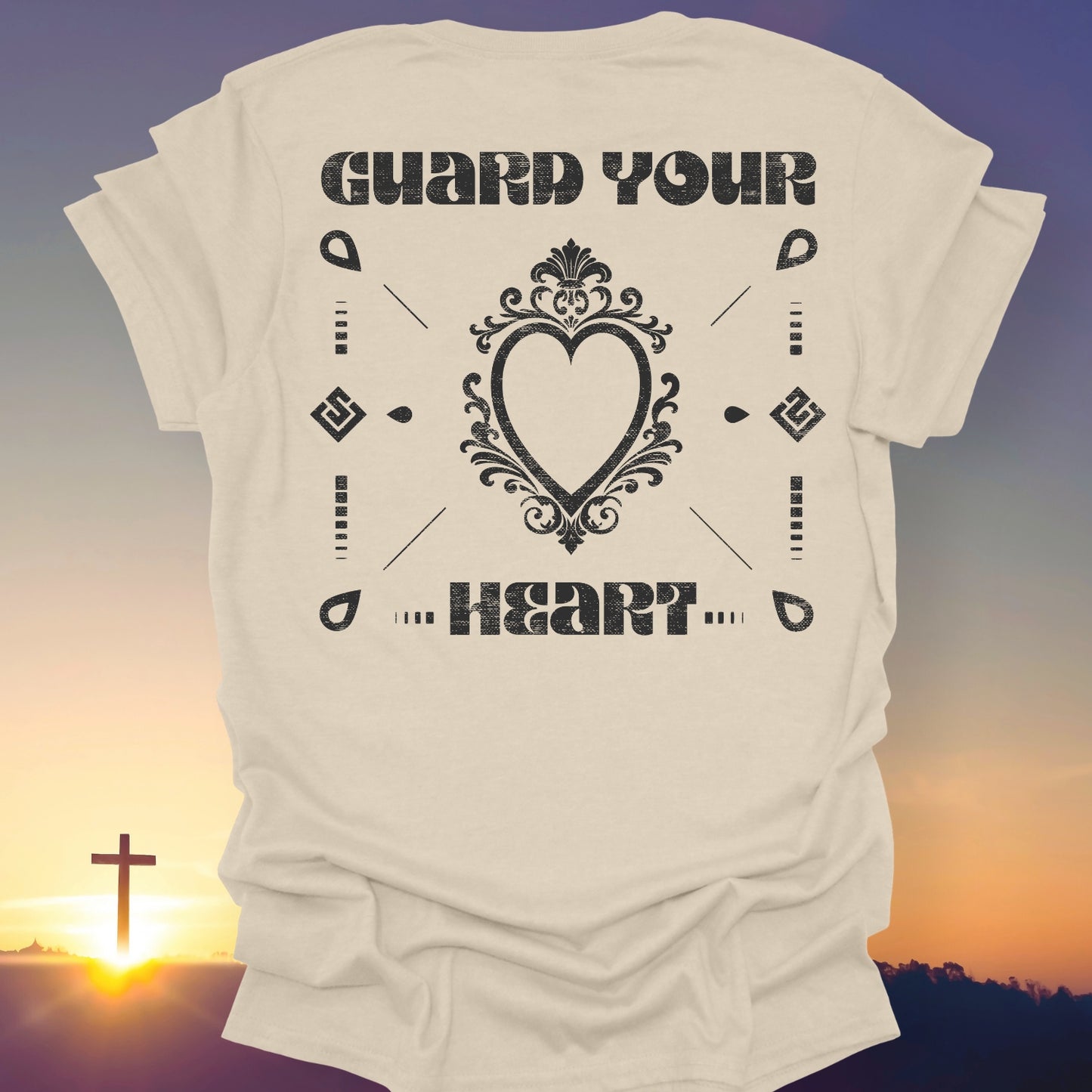 "Guard Your Heart" T-Shirt (Back Print Only)