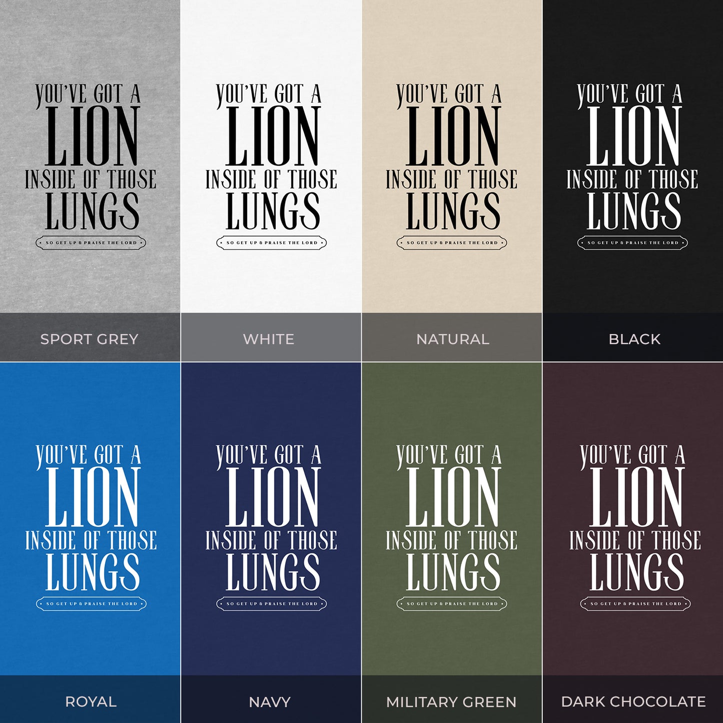 "You've Got A Lion Inside Of Those Lungs" T-Shirt