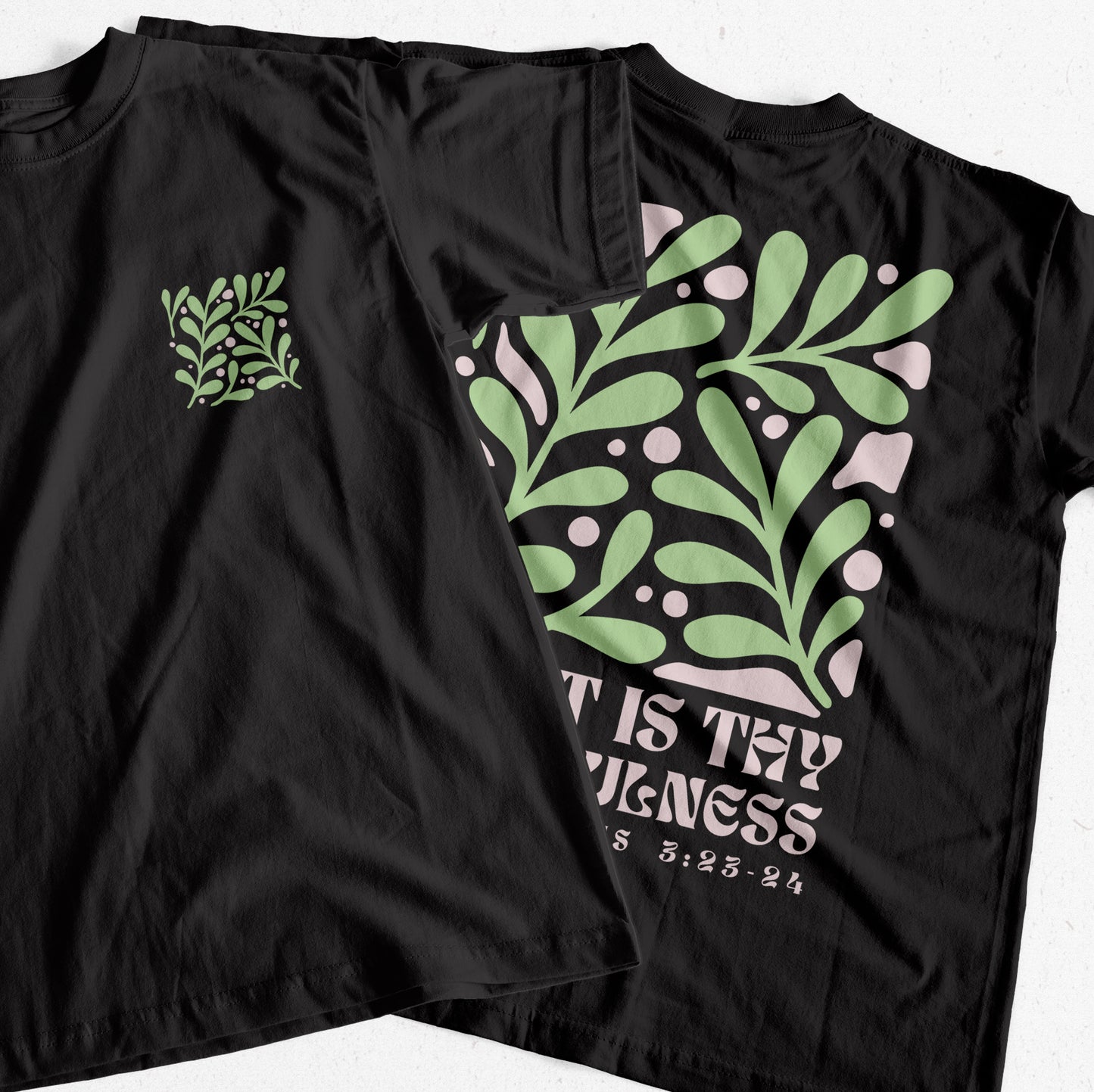 "Great Is Thy Faithfulness" T-Shirt (Front and Back Print)