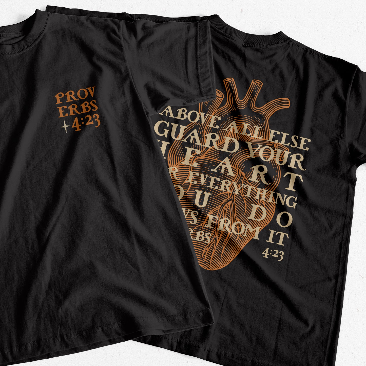 "Guard Your Heart" T-Shirt (Front and Back Print)