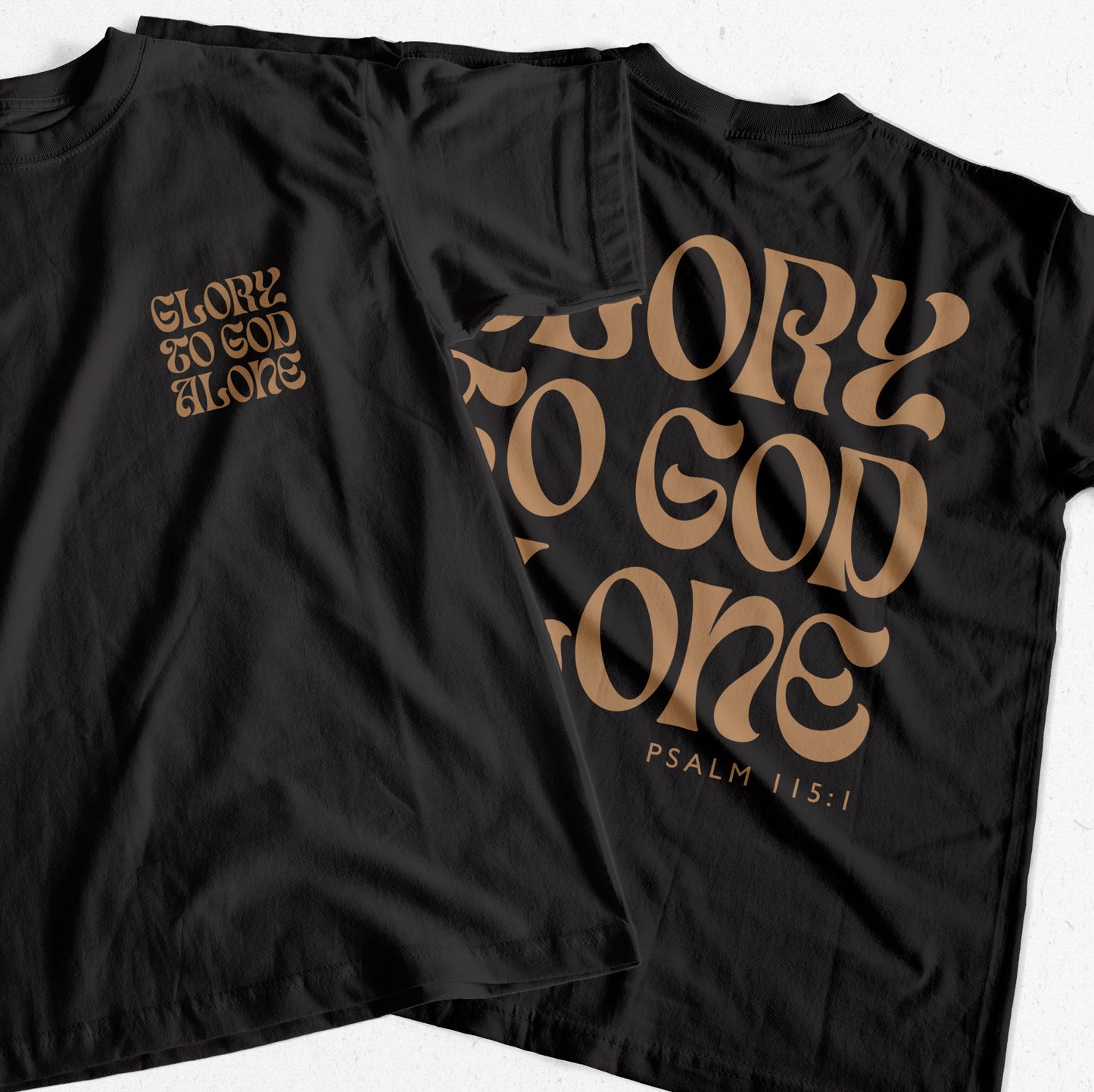 "Glory To God Alone" T-Shirt (Front and Back Print)