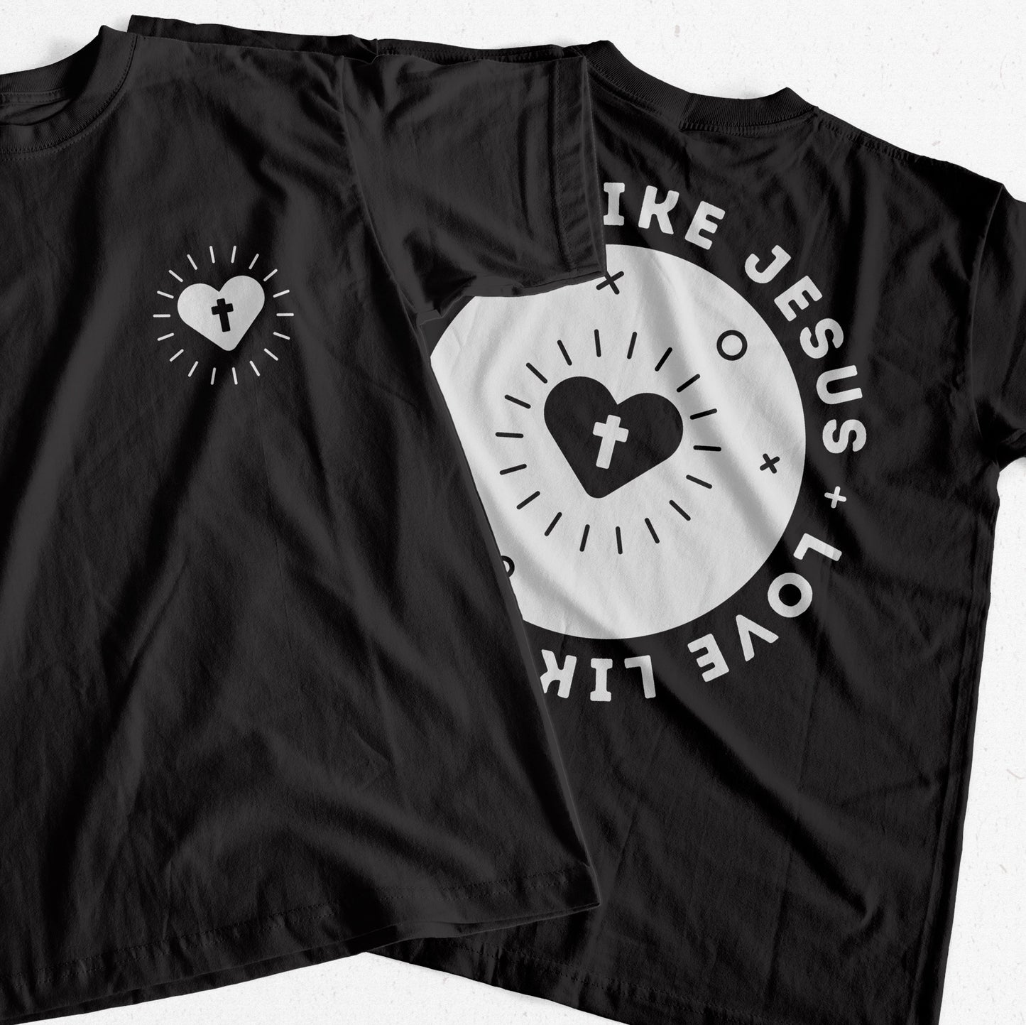 "Love Like Jesus" T-Shirt (Front and Back Print)