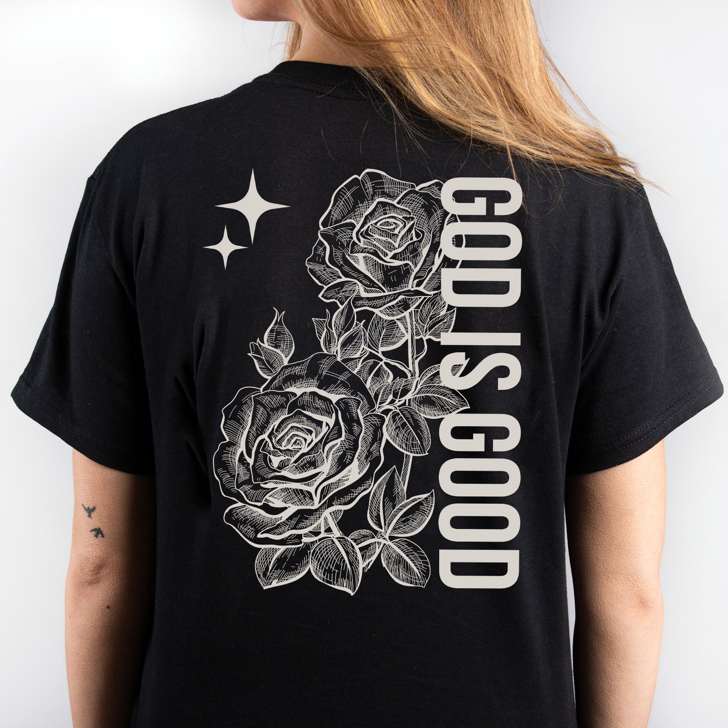 "God Is Good" T-Shirt (Front and Back Print)
