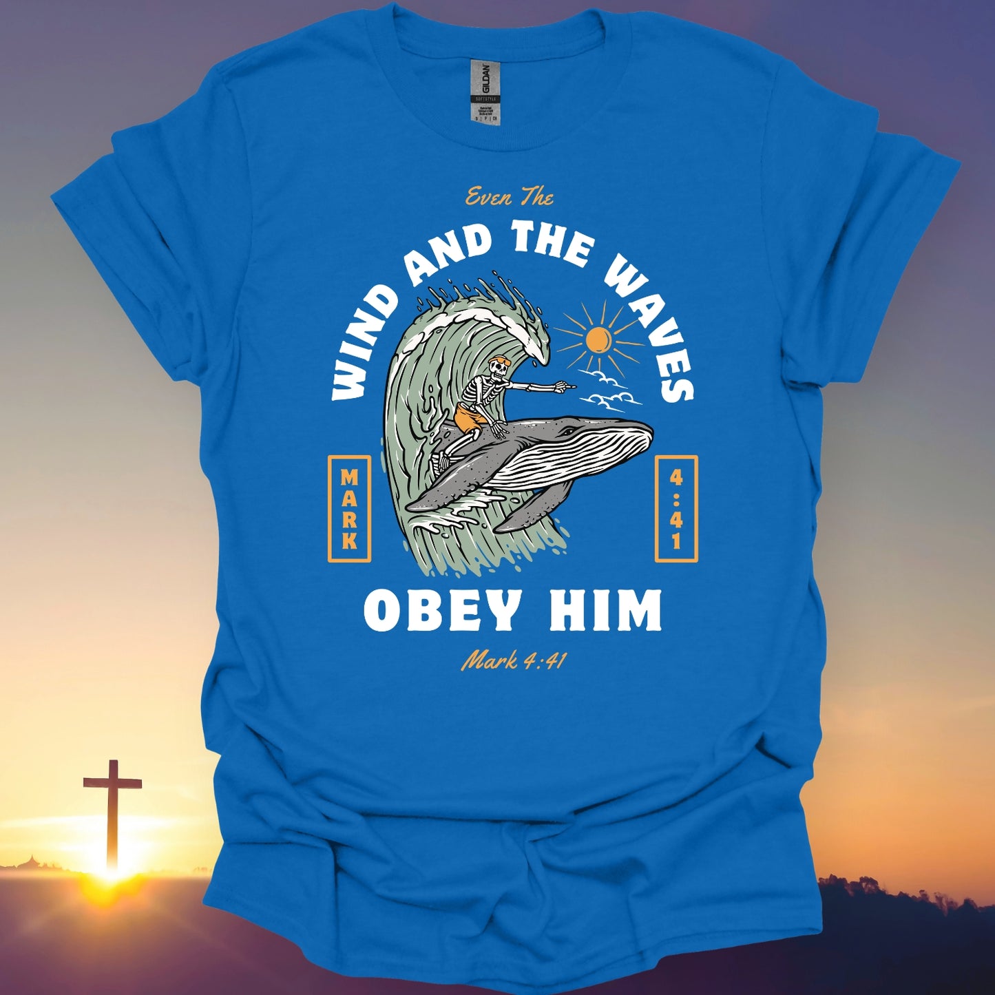 "Even The Wind And The Waves Obey Him" T-Shirt