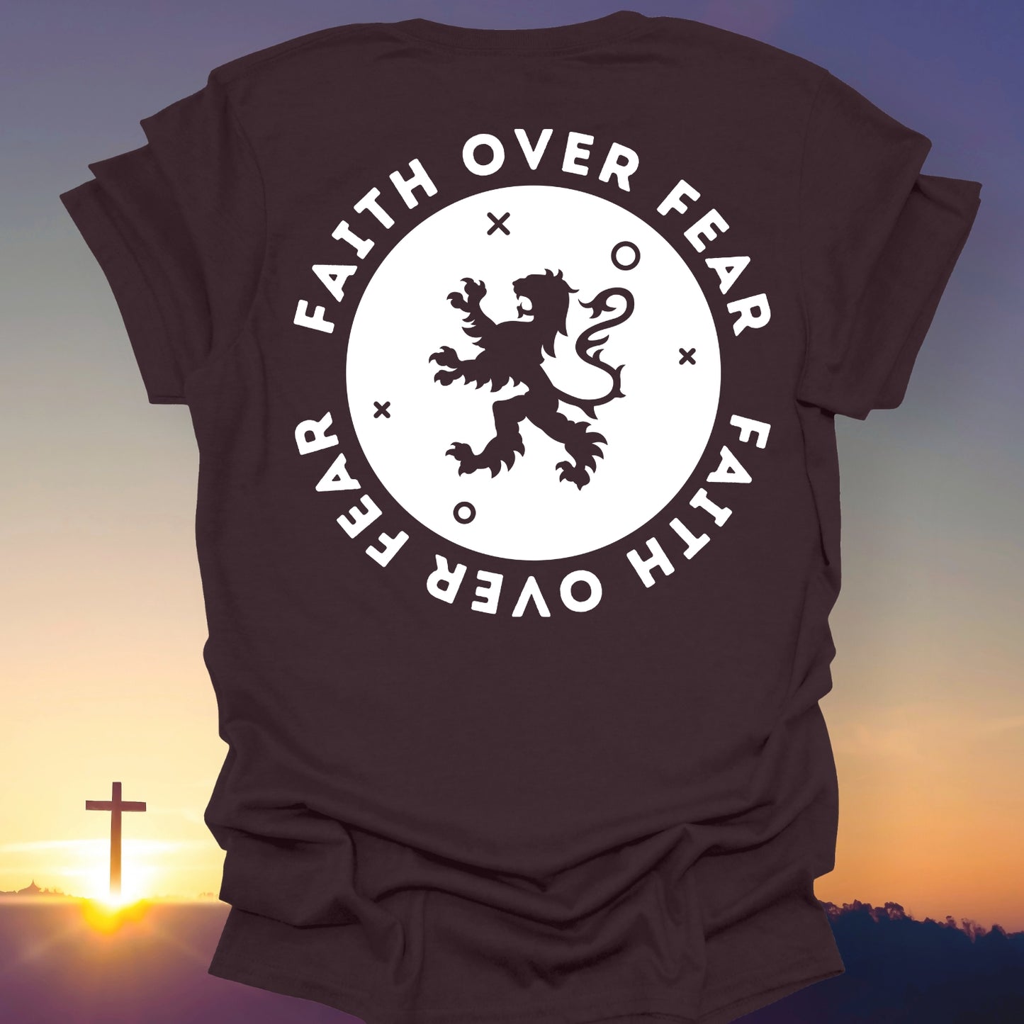 "Faith Over Fear" T-Shirt (Back Print Only)
