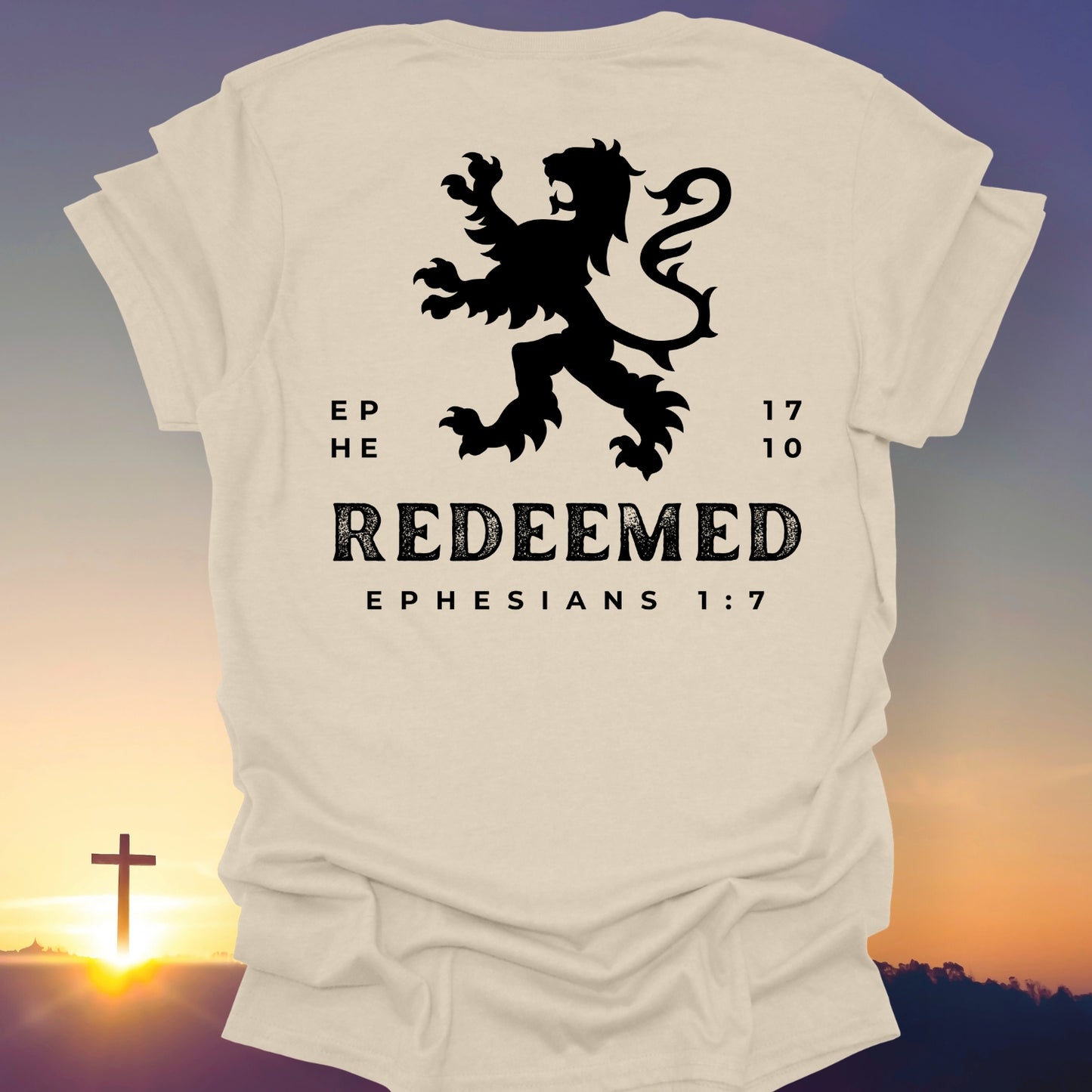 "Redeemed" T-Shirt (Back Print Only)