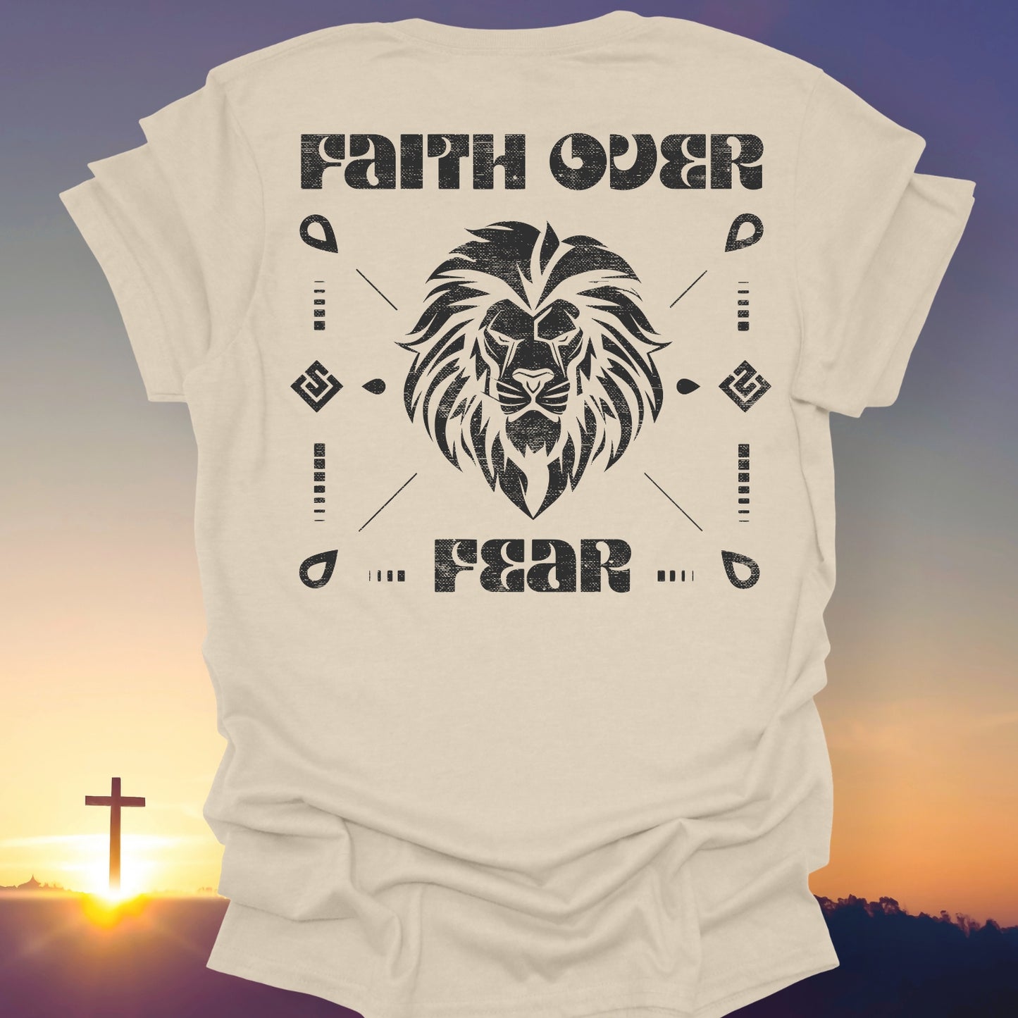 "Faith Over Fear" T-Shirt (Back Print Only)